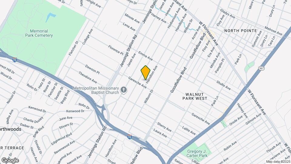 5411 Hamilton Ave Map and Location Details