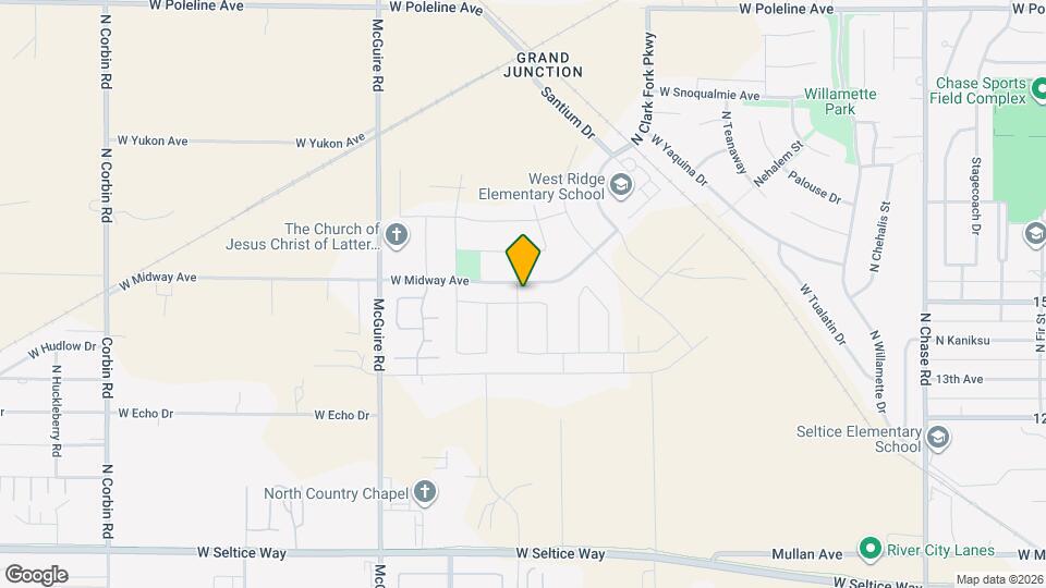 1967 W Calawah Ave Map and Location Details