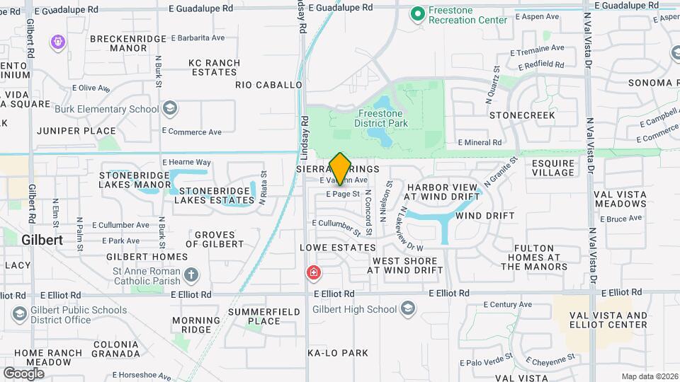 868 E Page St Map and Location Details