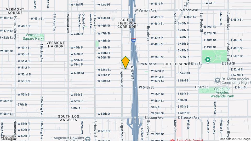 448 W 52nd St Map and Location Details