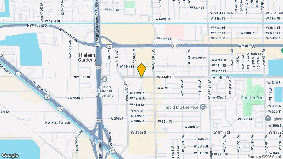 1650 W 44th Pl Map and Location Details