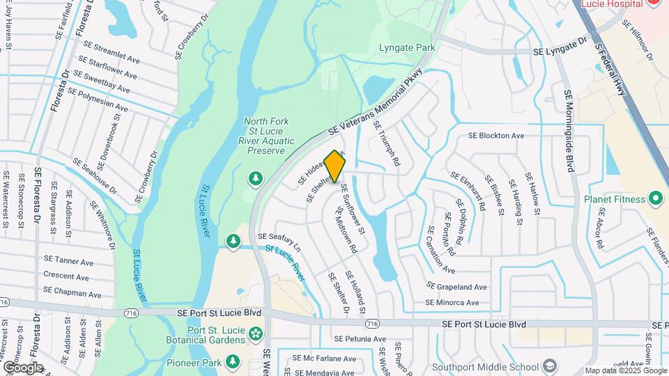 2112 SE Holland St Map and Location Details