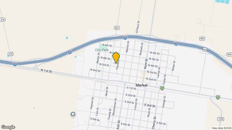 301 Thornton St Map and Location Details