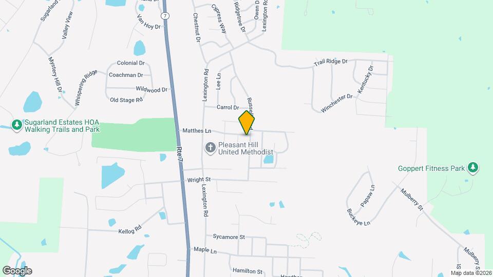 1411 Russell Road Mapa y Detalles de la Ubicación