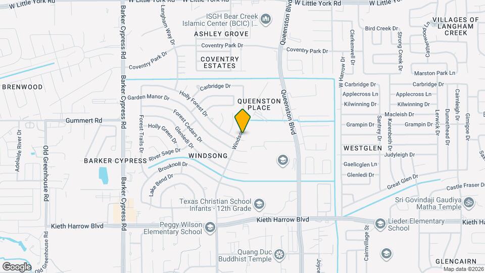 17914 Holly Forest Dr Map and Location Details