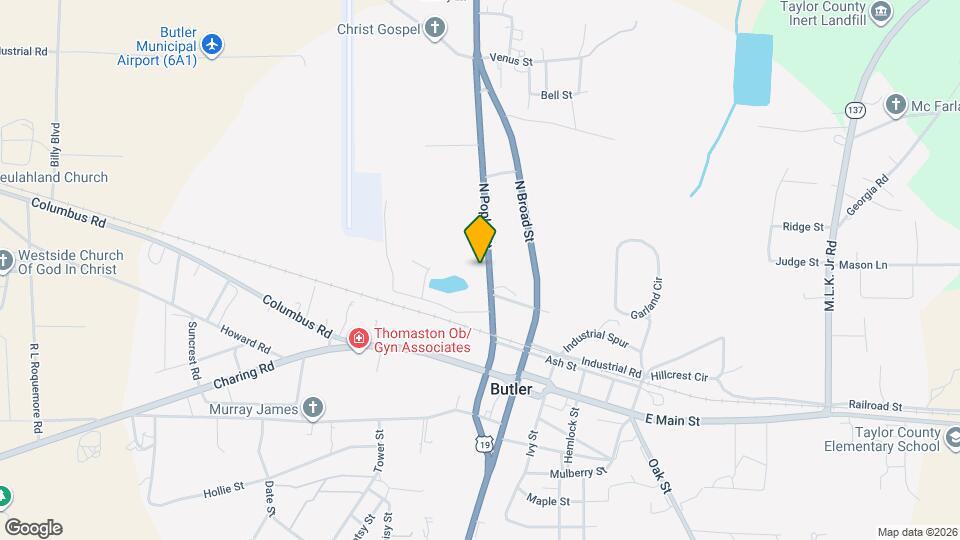 49 N Poplar St Map and Location Details