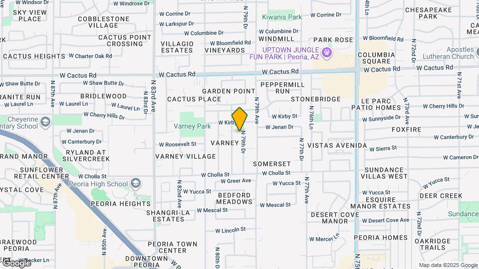 11690 N 79th Dr Map and Location Details