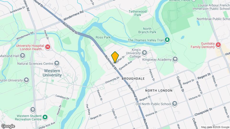 3 bedrooms * STUDENT HOUSE * Available NOW * $650 per room * STEPS from UWO Map and Location Details