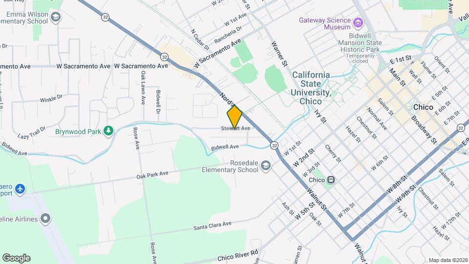 1129 Stewart Ave Map and Location Details