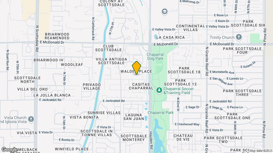 7943 E Montebello Ave Map and Location Details