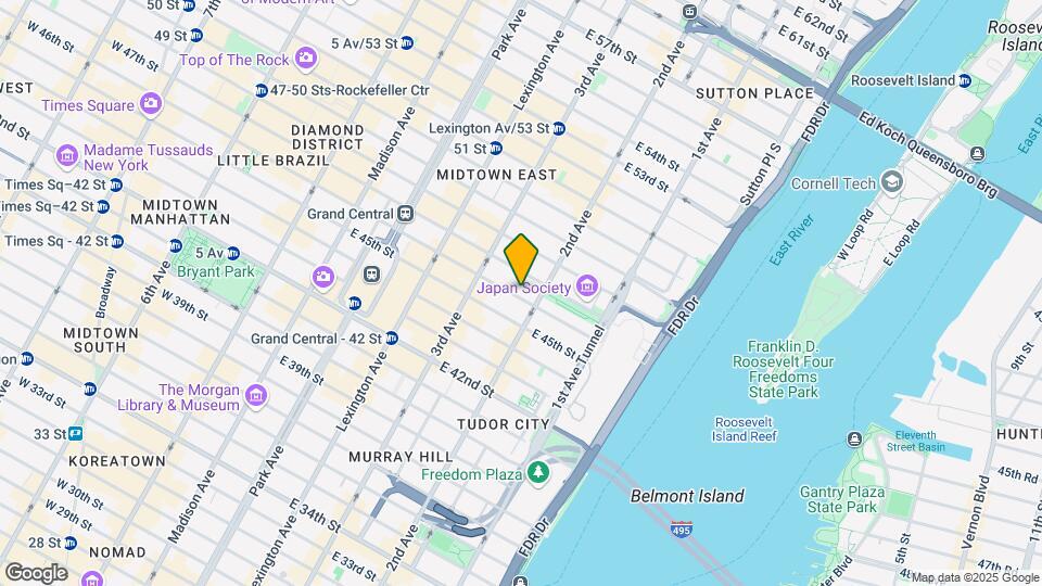 233-235 E 46th St Map and Location Details
