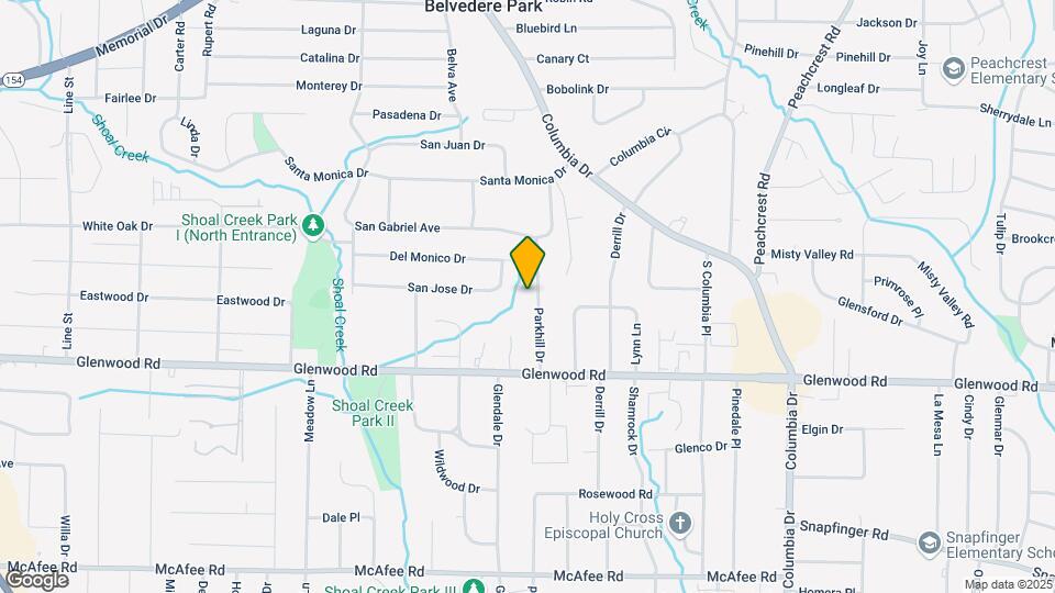 1747 Parkhill Dr Map and Location Details