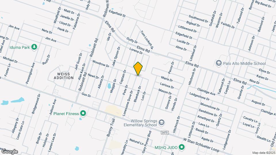 4200 Lonesome Dove Dr Map and Location Details