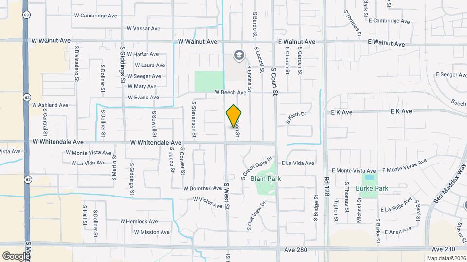 2701 S Watson St Map and Location Details