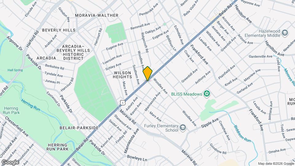 4833 Belair Rd Map and Location Details