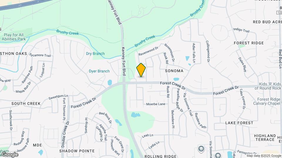 2513 Rusk Ct Map and Location Details