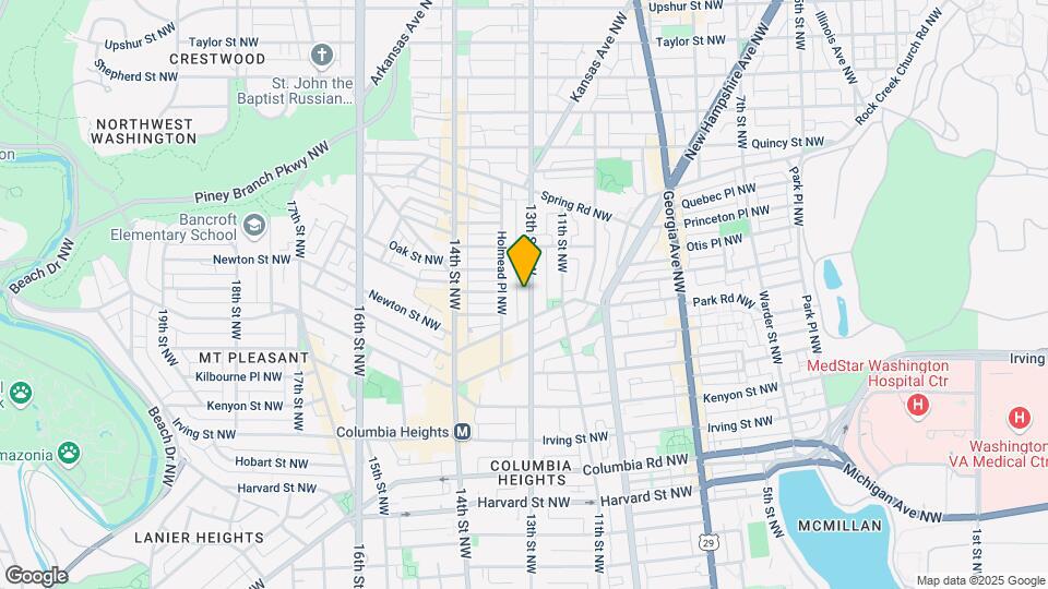 3528 13th St NW Map and Location Details