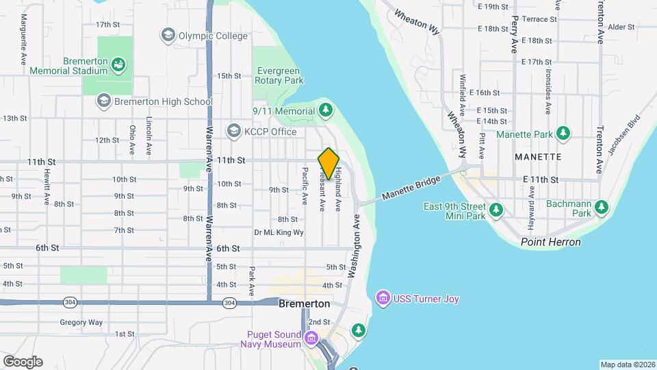 916 Pleasant Ave Map and Location Details