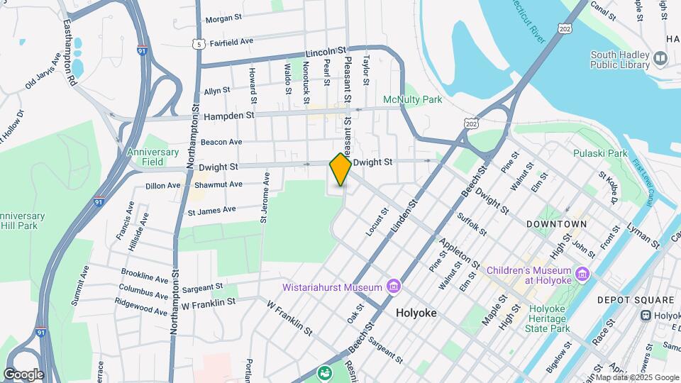 587 Pleasant St Map and Location Details