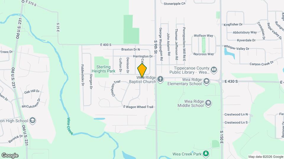 906 N Wagon Wheel Trl Mapa y Detalles de la Ubicación