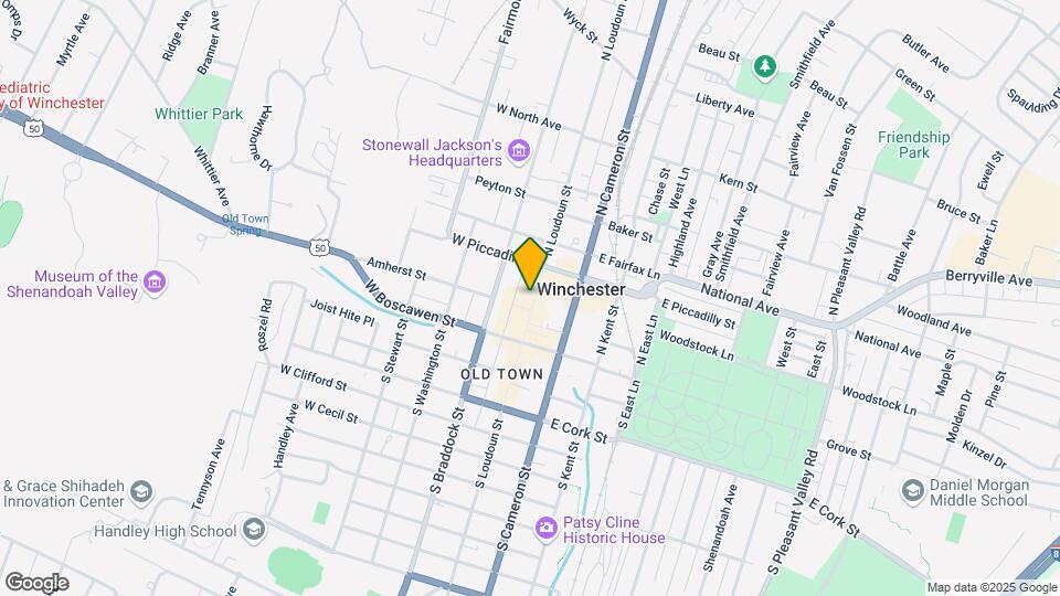 148 N Loudoun St Map and Location Details