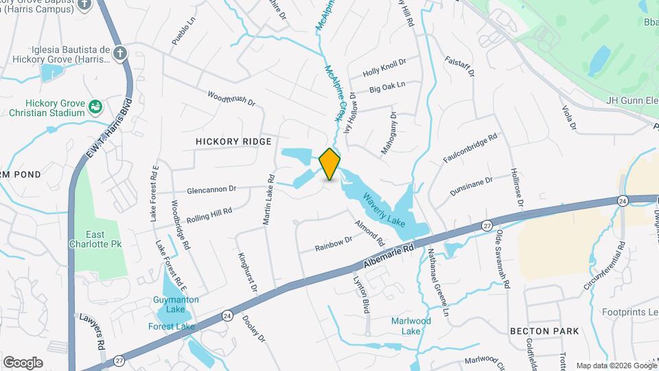 8020 Glencannon Dr Map and Location Details