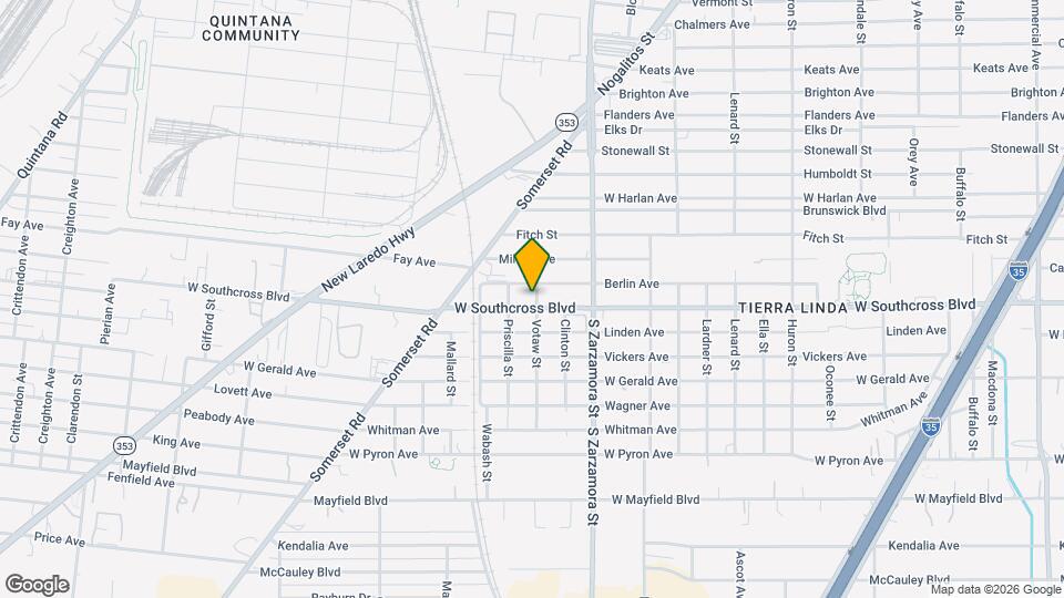 1801 W Southcross Blvd Map and Location Details