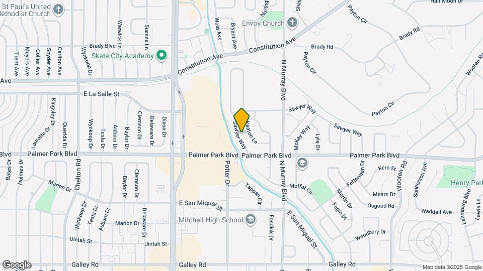 1529 Sawyer Way Map and Location Details