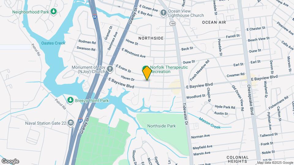 8615 Stratford St Map and Location Details