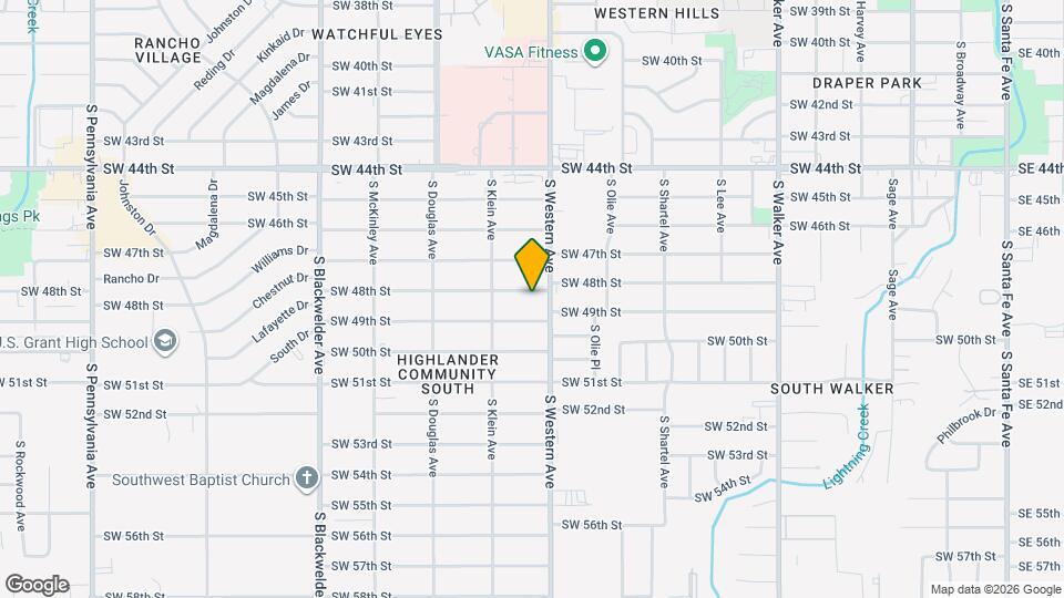 912 SW 48th St Map and Location Details