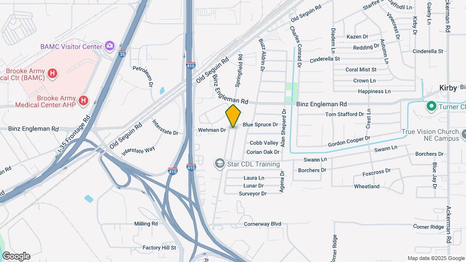 2545 Corian Glen Dr Map and Location Details