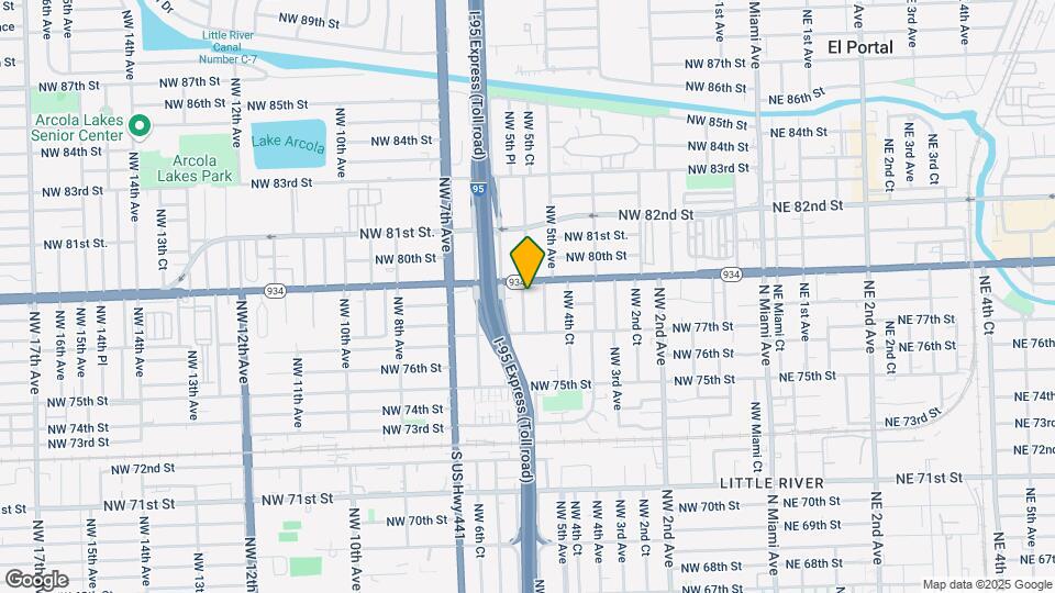 7825 NW 5th Ct Mapa y Detalles de la Ubicación