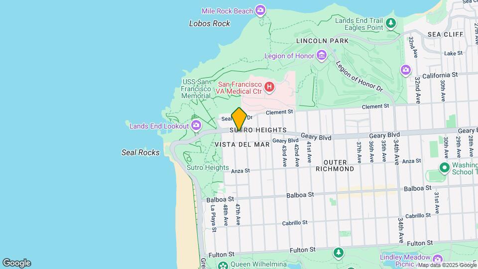 433 Point Lobos Ave Map and Location Details