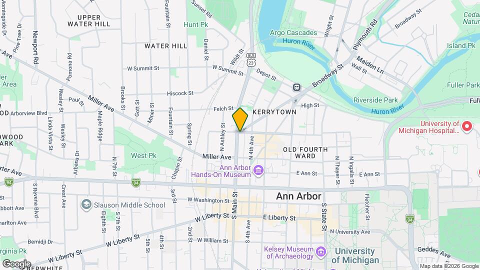 102 E Kingsley St, Unit 1 Map and Location Details