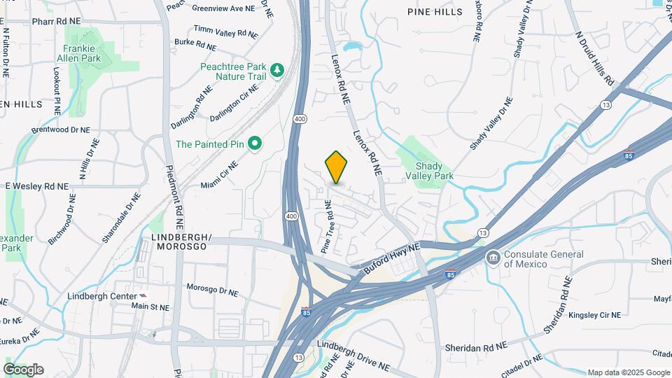 925 Canterbury Rd NE Map and Location Details