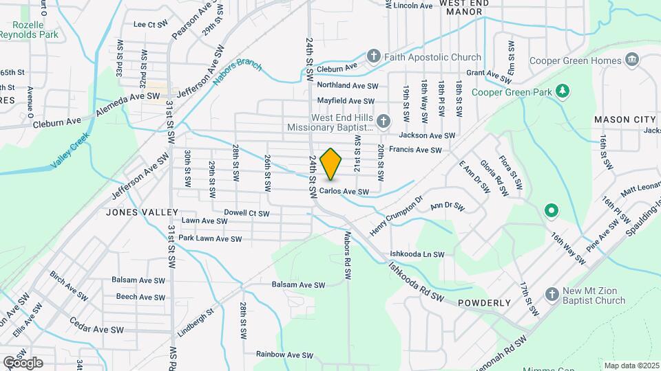 2204 Carlos Ave SW Map and Location Details