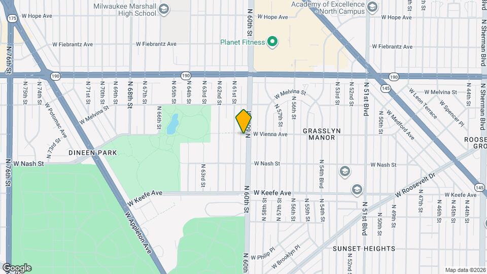 3777 N 60th St, Unit 1 Map and Location Details