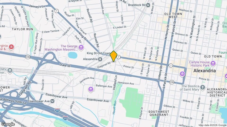 1800 Diagonal Rd Map and Location Details