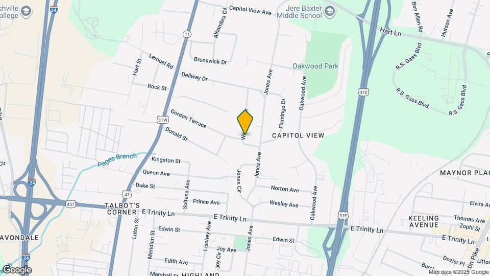 2603 Woodyhill Dr Mapa y Detalles de la Ubicación
