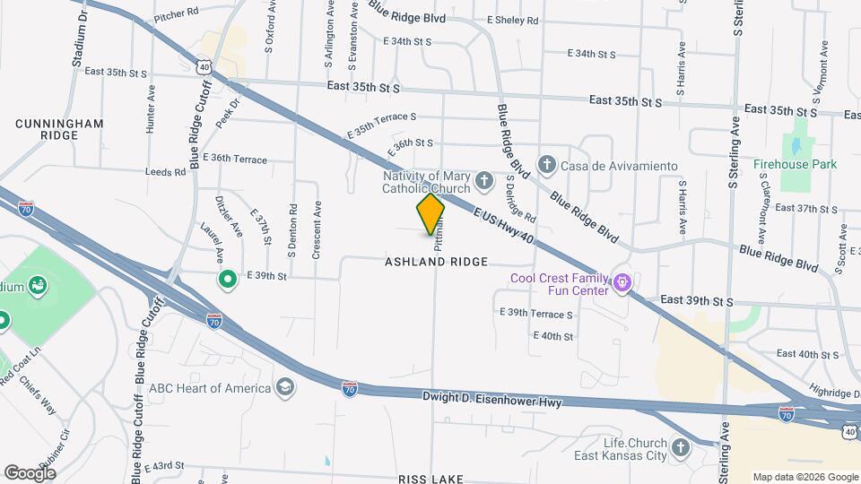 3810 Pittman Rd Map and Location Details