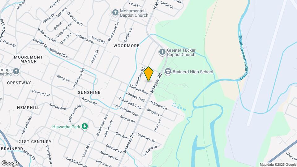 1014 N Larchmont Dr Map and Location Details