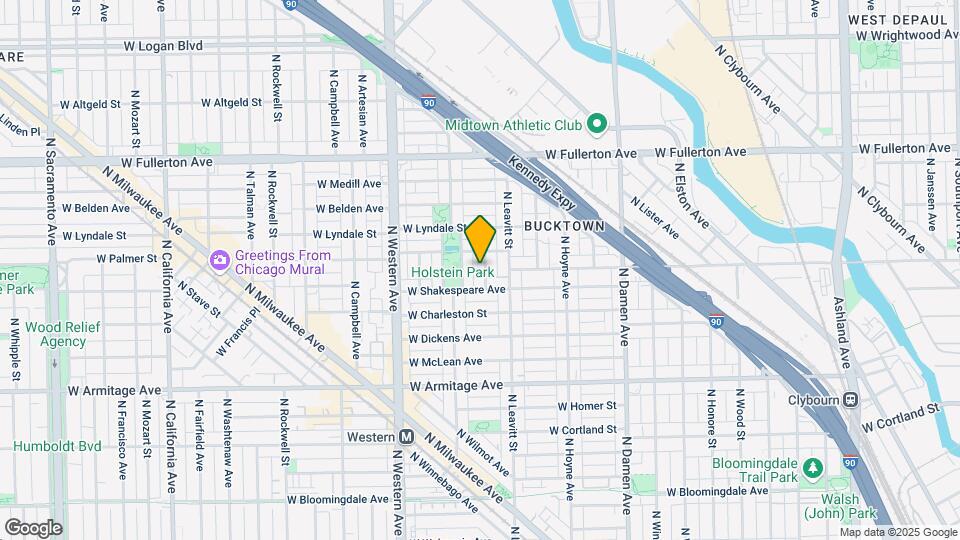 2144 N Bell Ave Mapa y Detalles de la Ubicación