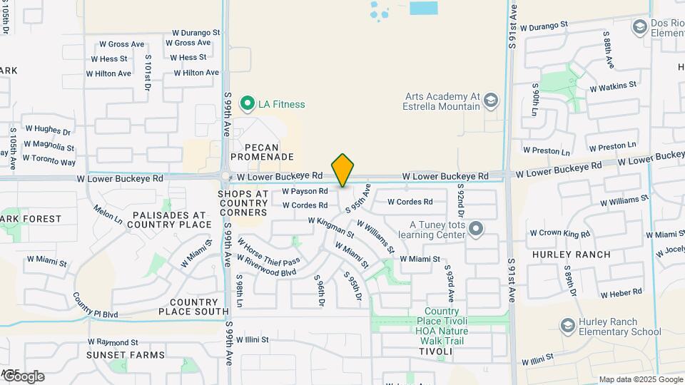 2909 S 95th Ln Mapa y Detalles de la Ubicación