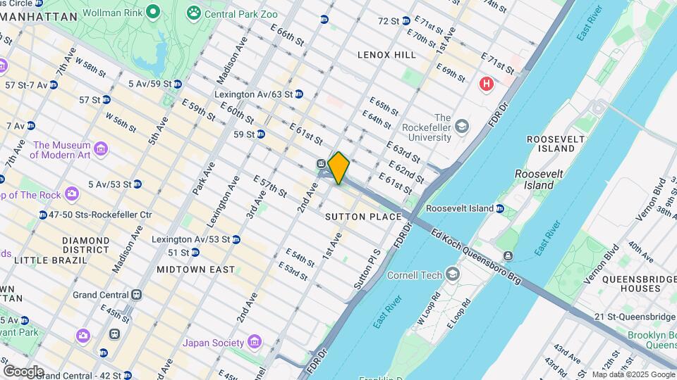 328 E 59th St Mapa y Detalles de la Ubicación