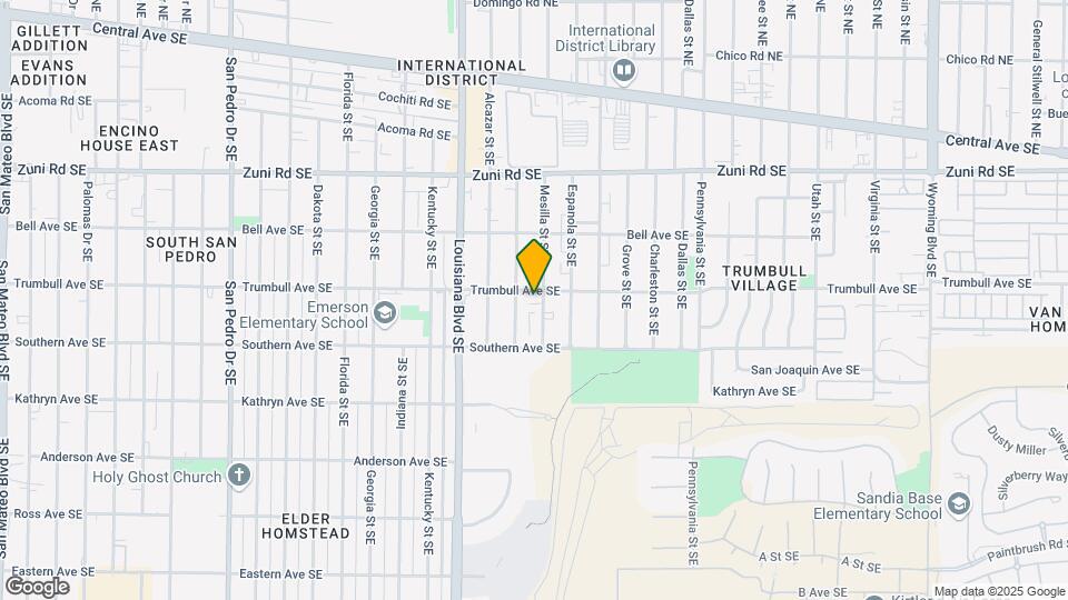 609 Mesilla St SE Mapa y Detalles de la Ubicación