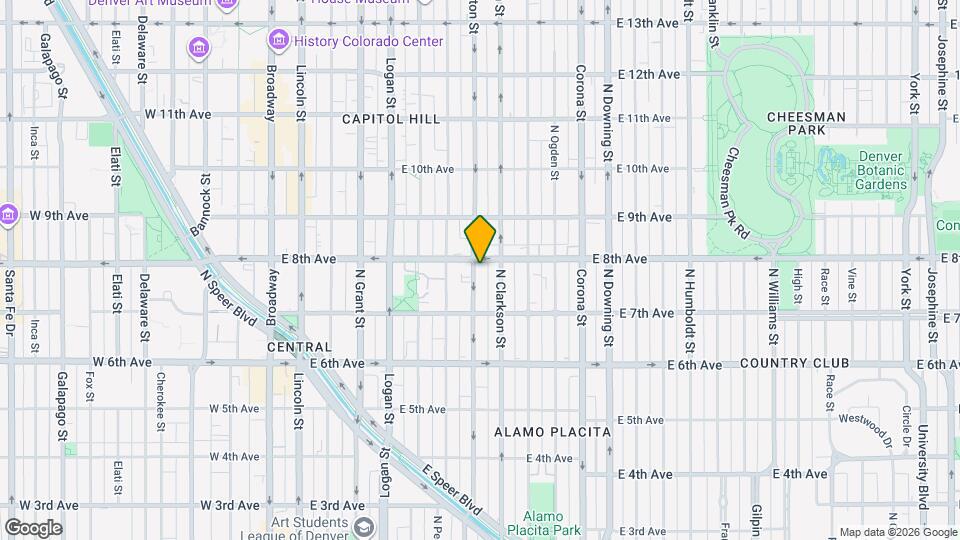790 N Washington St, Unit 906 Map and Location Details