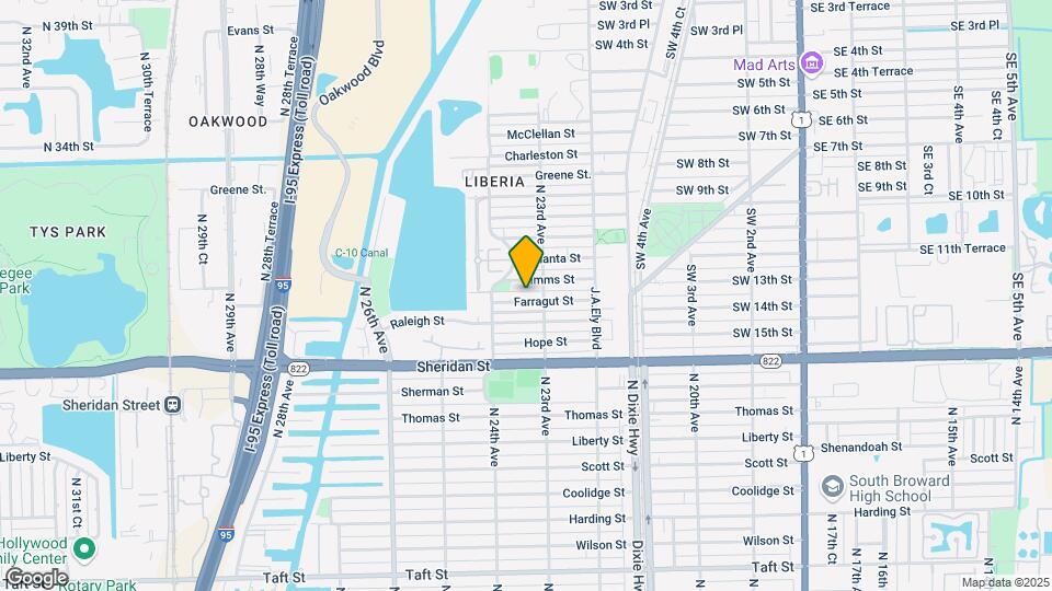 2317 Farragut St Map and Location Details