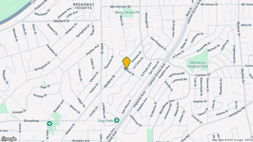 1723 Ramon St Map and Location Details