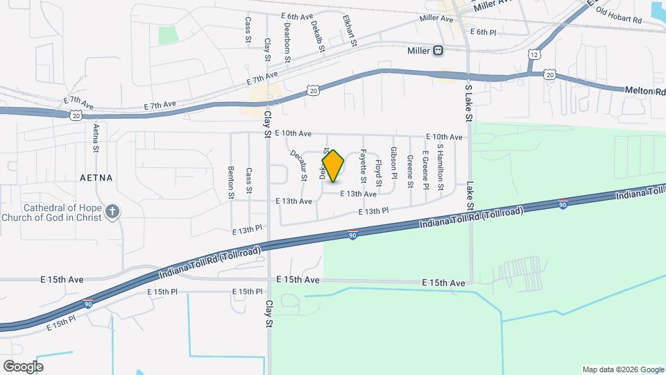 5224 E 13th Ave Map and Location Details