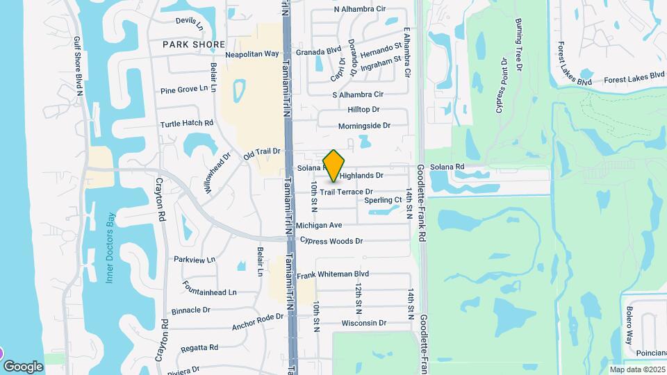1081 Trail Terrace Dr Map and Location Details